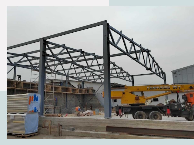 Строительство цехов в Обнинске