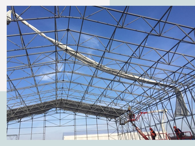 Шатровые ангары от 609 руб. в Обнинске и Калужской области