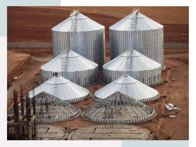 Строительство зерновых силосов в Обнинске