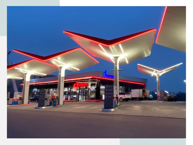 Навесы для АЗС в Обнинске