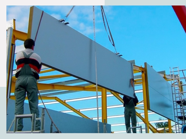 Монтаж сэндвич-панелей в Обнинске от 609 руб.